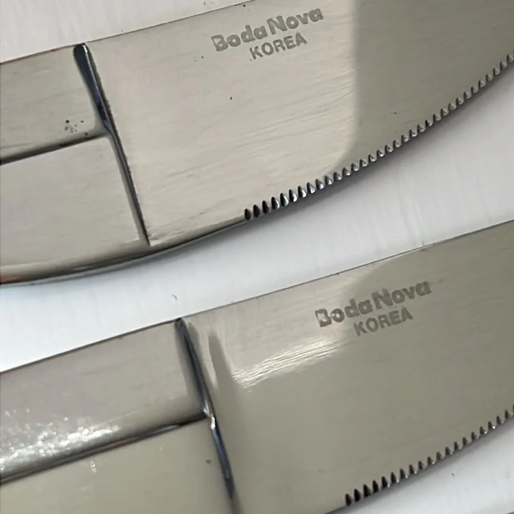 Vintage Boda Nova Stockholm pattern set of 7 Knives